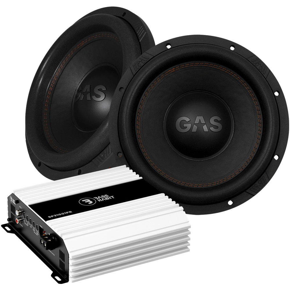 2-pak GAS MAX S1-12D1 z Bass Habit SP31001FR, zestaw basowy 2x12