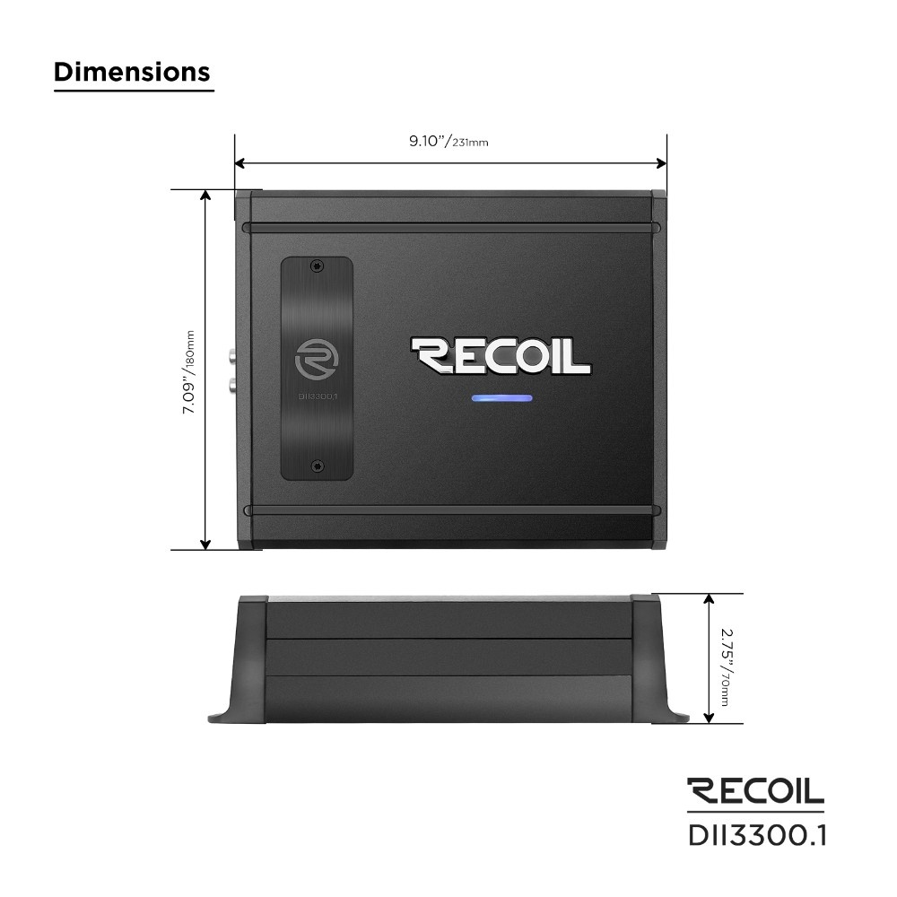 2-pack GAS MAX S1-12D1 z Recoil DII 3300.1, zestaw basowy 2x12
