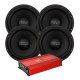 4-pak GAS MAX S1-12D1 z Bass Habit SE8000.1D2, pakiet basowy 4-pak GAS MAX S1-12D1 z Bass Habit SE8000.1D2, pakiet basowy