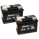 Pakiet akumulatorów, 2 szt. akumulator Nordmax AGM, 70Ah / 12V Pakiet akumulatorów, 2 szt. akumulator Nordmax AGM, 70Ah / 12V