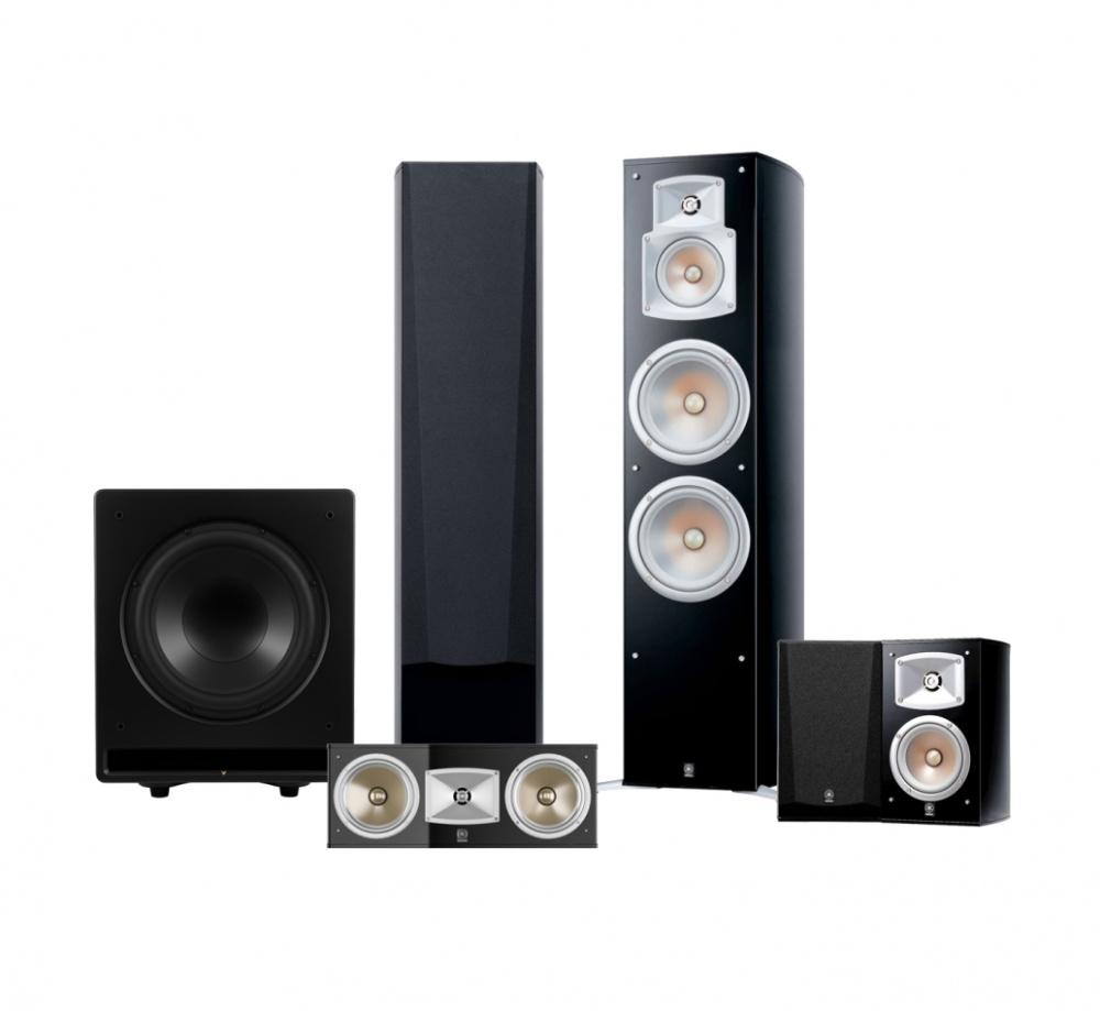 Yamaha NS-777 system surround z subwooferem, pakiet kina domowego 5.1