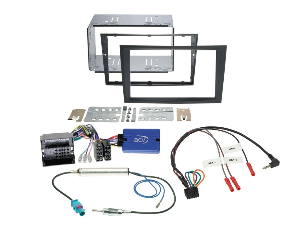 Pakiet car audio JVC KW-M695DBW do Opel 2005-