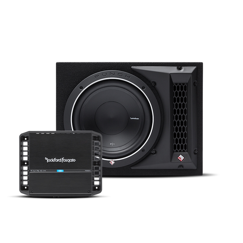 Rockford Fosgate P1-1X10 z Rockford P300X1