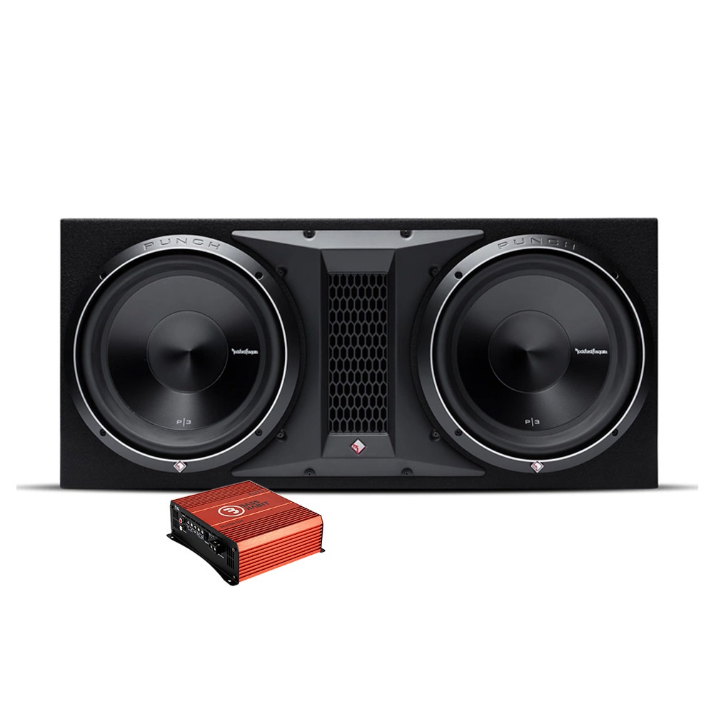 Rockford Fosgate P3-2X12 i Bass Habit SPL ELITE 2100.1DF, pakiet basowy