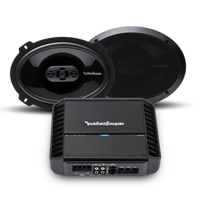 Rockford Fosgate P300X2 z pakietem głośników P1694