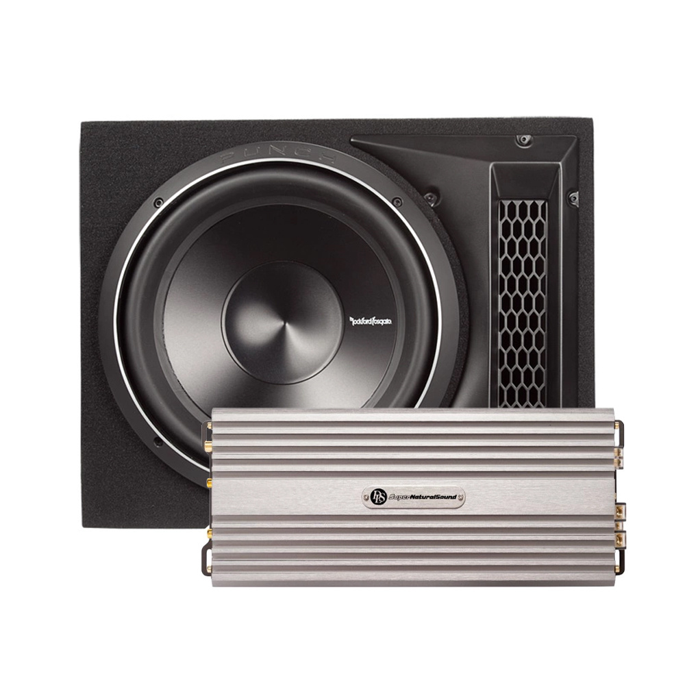 Rockford Fosgate P3, 1x12-calowa skrzynia basowa i DLS CCi500, pakiet basowy