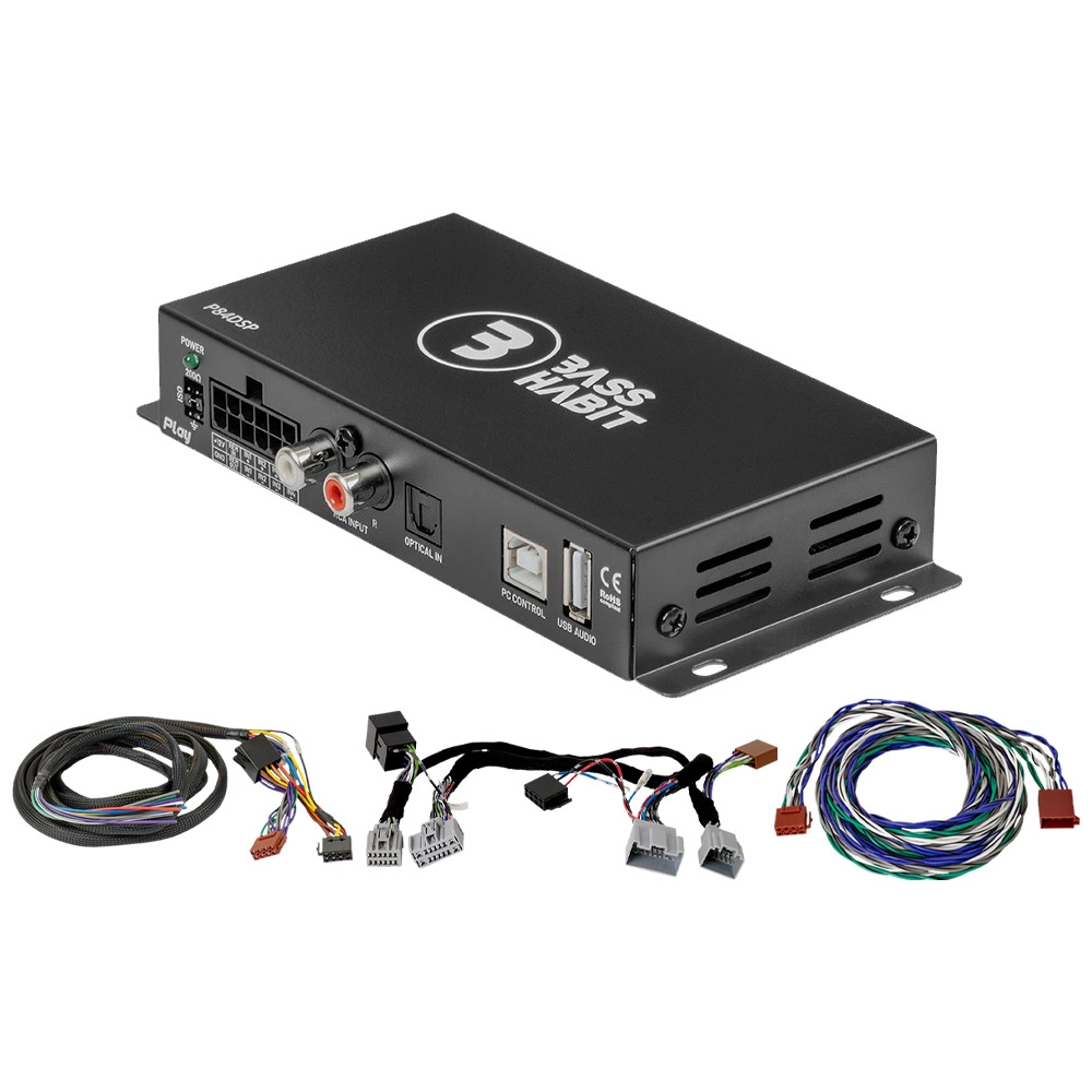 Bass Habit P84DSP, 8-kanałowy procesor dźwięku/DSP do Volvo 2007-2016 (Performance)