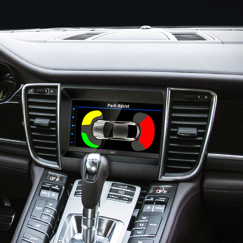 Pakiet stereo JVC do Porsche Panamera 2009-2016 z fabrycznym audio