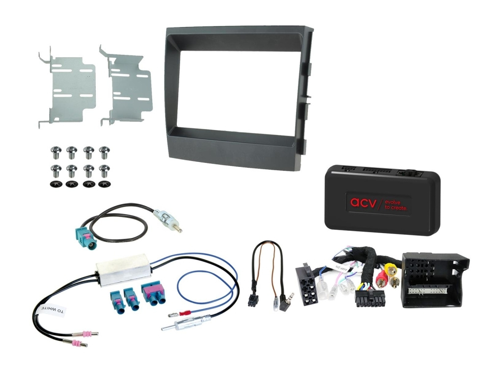 Pakiet car audio JVC KW-M695DBW do Porsche Panamera 2009-2016