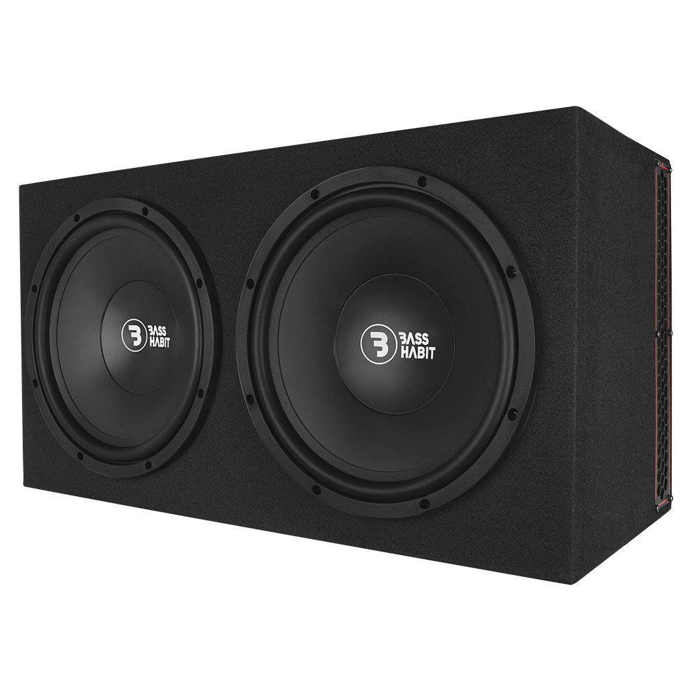 Bass Habit PL212 z SR165M, pakiet SPL całościowy ze wzmacniaczem