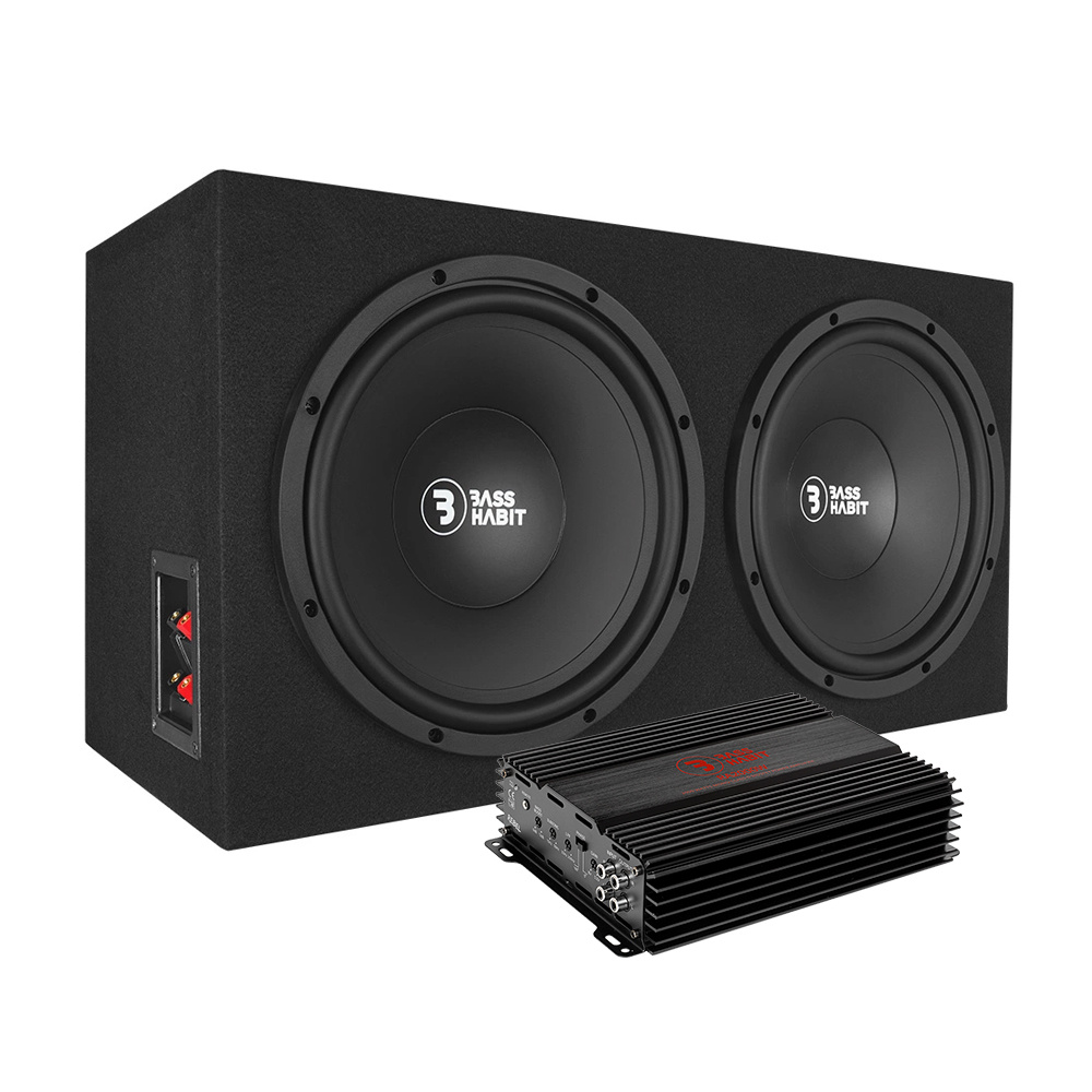 Bass Habit Play PL212 i Rebel RA2000W, pakiet basowy