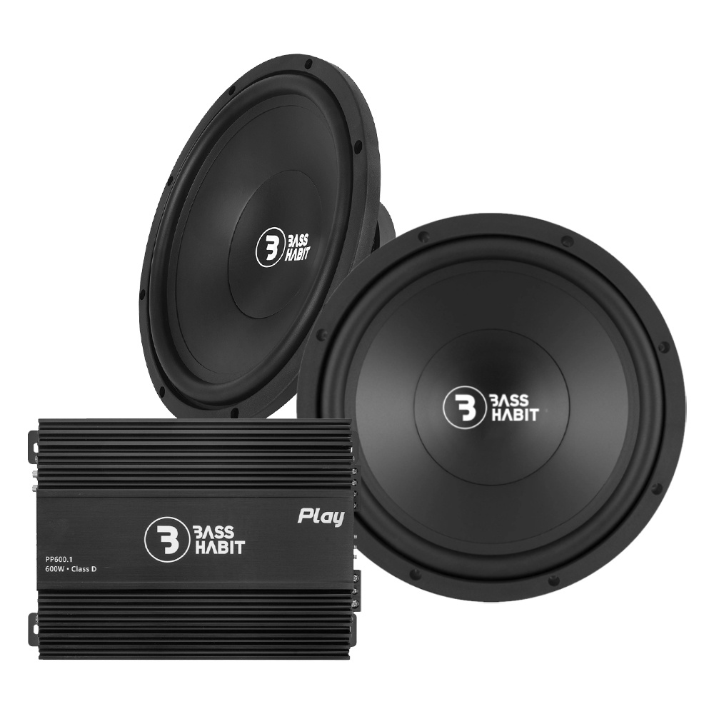 2-pack Bass Habit P300 i Play Power 600.1 (gen. 2), pakiet basowy