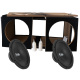2-pack Bass Habit PL300 2x12-calowa obudowa basowa, w zestawie do samodzielnego montażu 2-pack Bass Habit PL300 2x12-calowa obudowa basowa, w zestawie do samodzielnego montażu
