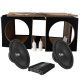 2-pack Bass Habit PL300 w obudowie z PP 600.1 (gen. 2), pakiet basowy w zestawie do samodzielnego montażu 2-pack Bass Habit PL300 w obudowie z PP 600.1 (gen. 2), pakiet basowy w zestawie do samodzielnego montażu