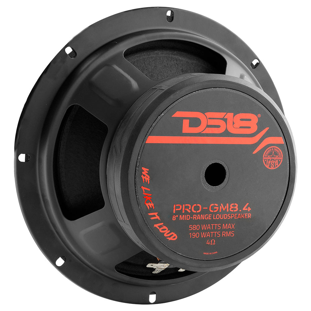 Zestaw 4 szt. DS18 PRO-GM8.4 i Bass Habit SPL ELITE 225.4DF