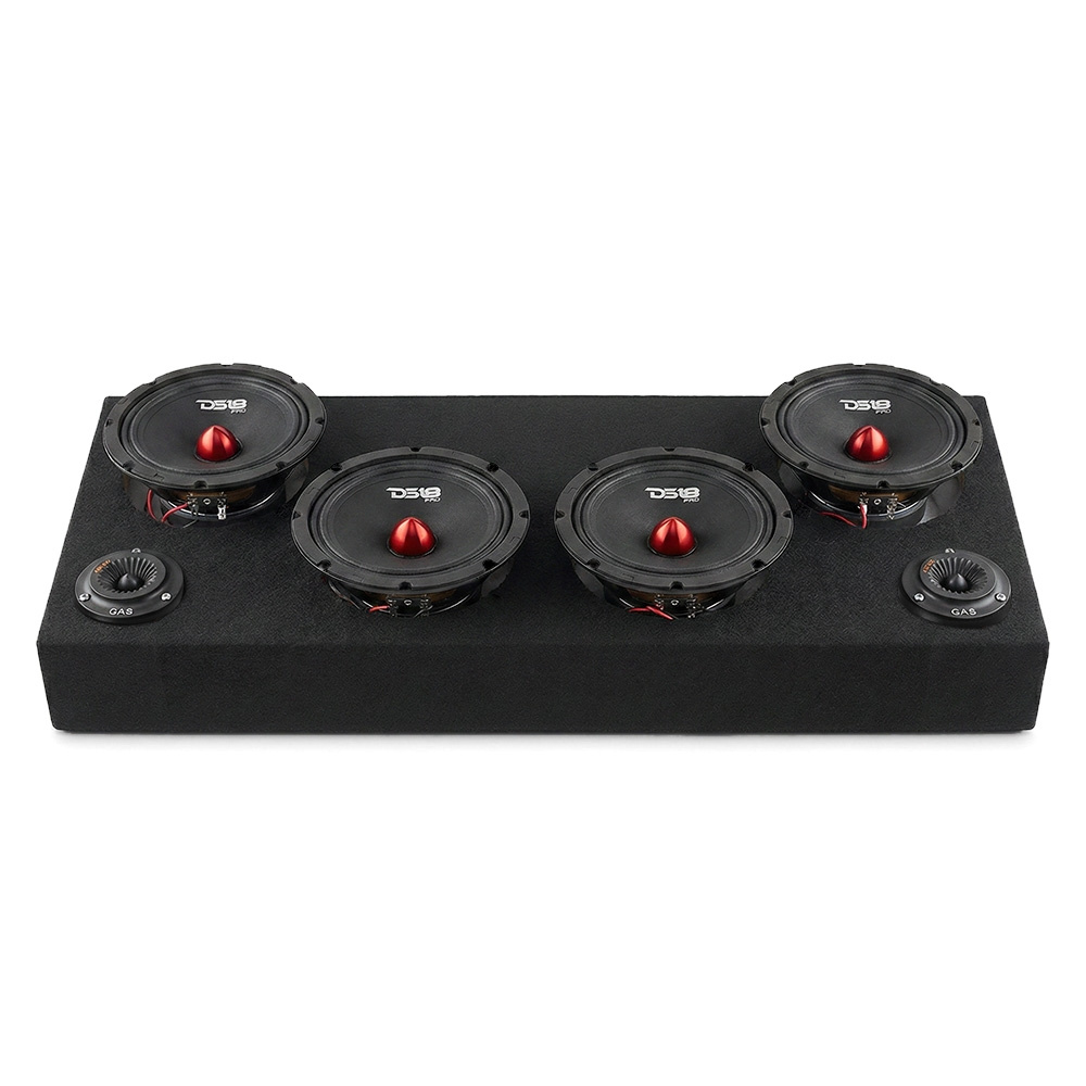 4 szt. DS18 PRO-GM8B w raggarplance z wysokotonowcami MAD PT2-254