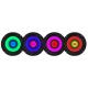 4-pack DS18 PRO-X6.4RGB, 6,5-calowe głośniki średniotonowe RGB LED 4-pack DS18 PRO-X6.4RGB, 6,5-calowe głośniki średniotonowe RGB LED