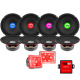 Zestaw 8 szt. DS18 PRO-X8.4RGBCAP z PRO-TW5L, zestaw SPL z oświetleniem RGB LED Zestaw 8 szt. DS18 PRO-X8.4RGBCAP z PRO-TW5L, zestaw SPL z oświetleniem RGB LED