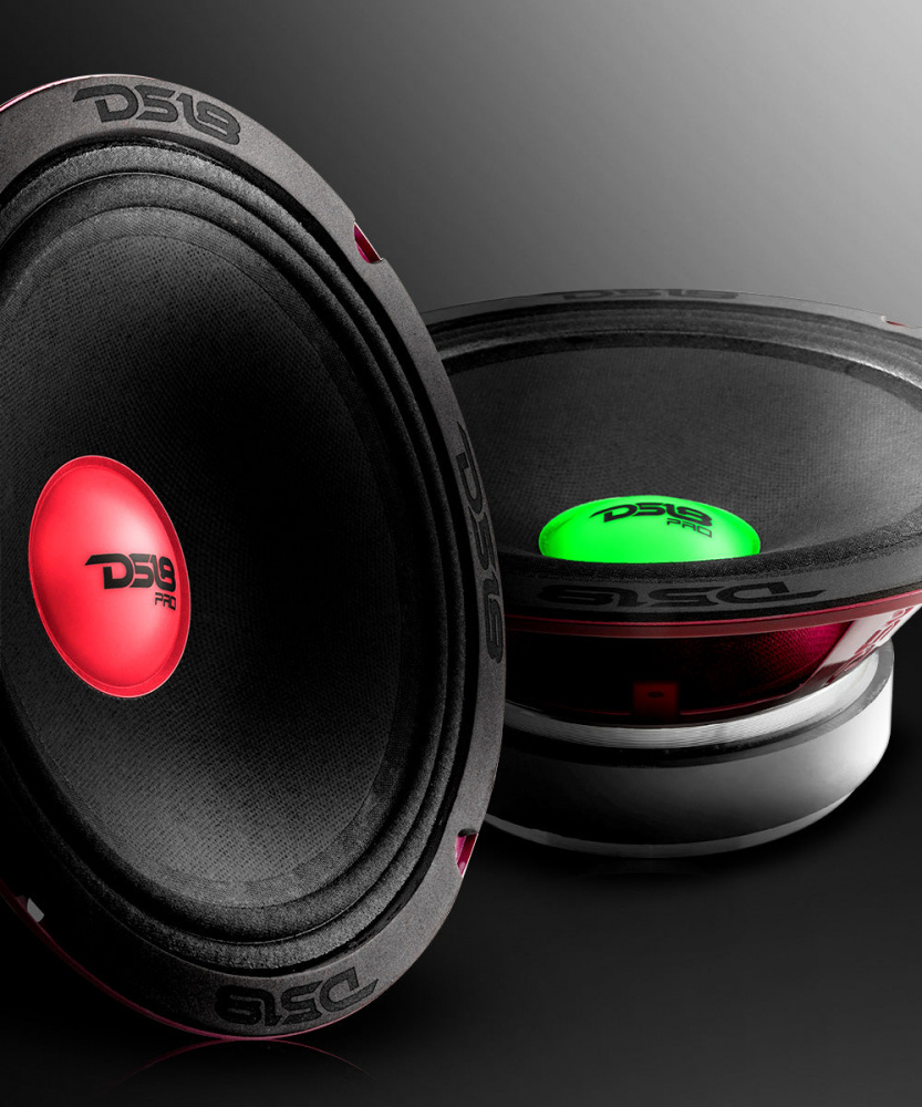 Zestaw 2 szt. DS18 PRO-X8.4RGBCAP, midbas 8 cali z oświetleniem RGB LED