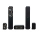 Pakiet głośników Q Acoustics 3050c 5.0 z centralnym i surround, czarny Pakiet głośników Q Acoustics 3050c 5.0 z centralnym i surround, czarny