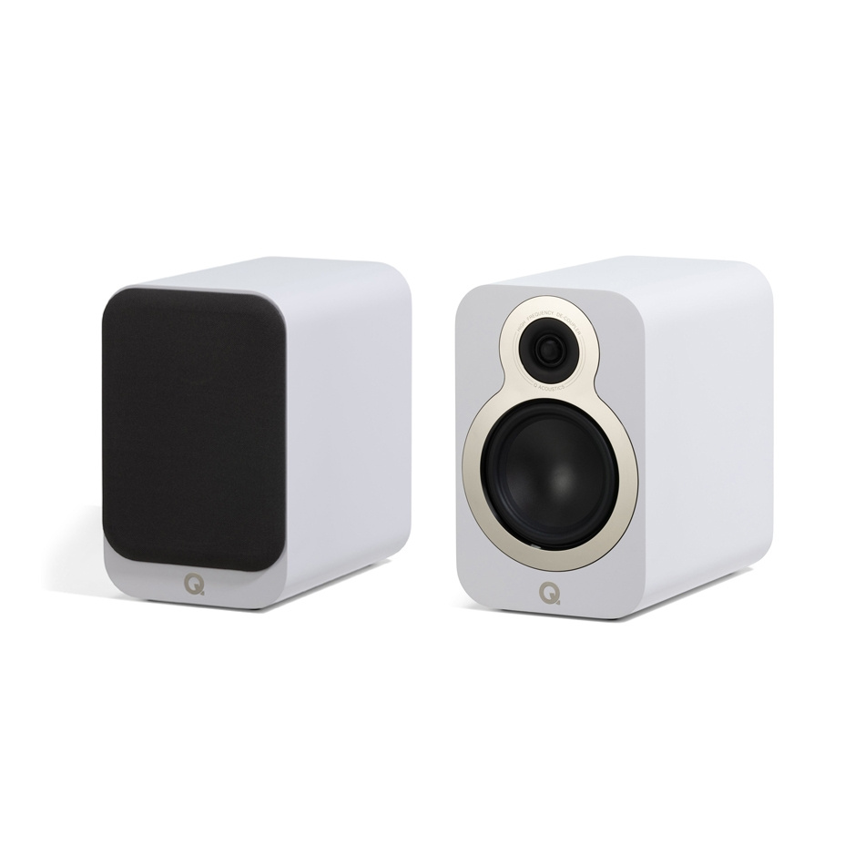 Pakiet głośników Q Acoustics 3050c 5.0 z centralnym i surround, biały