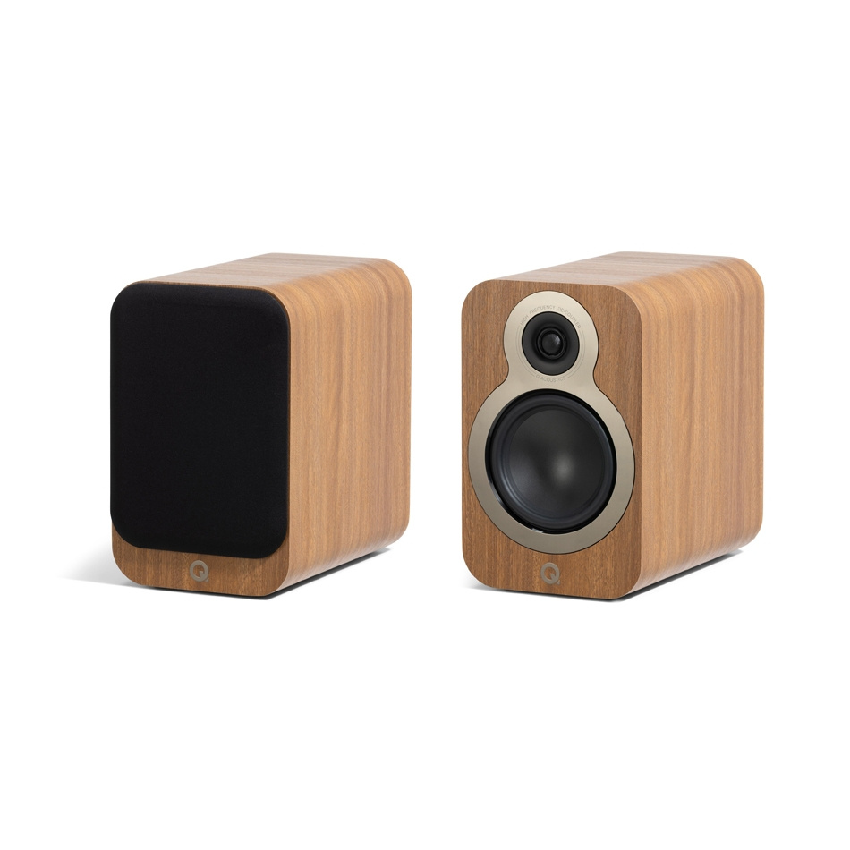 Pakiet głośników Q Acoustics 3050c 5.0 z centralnym i surround, dąb