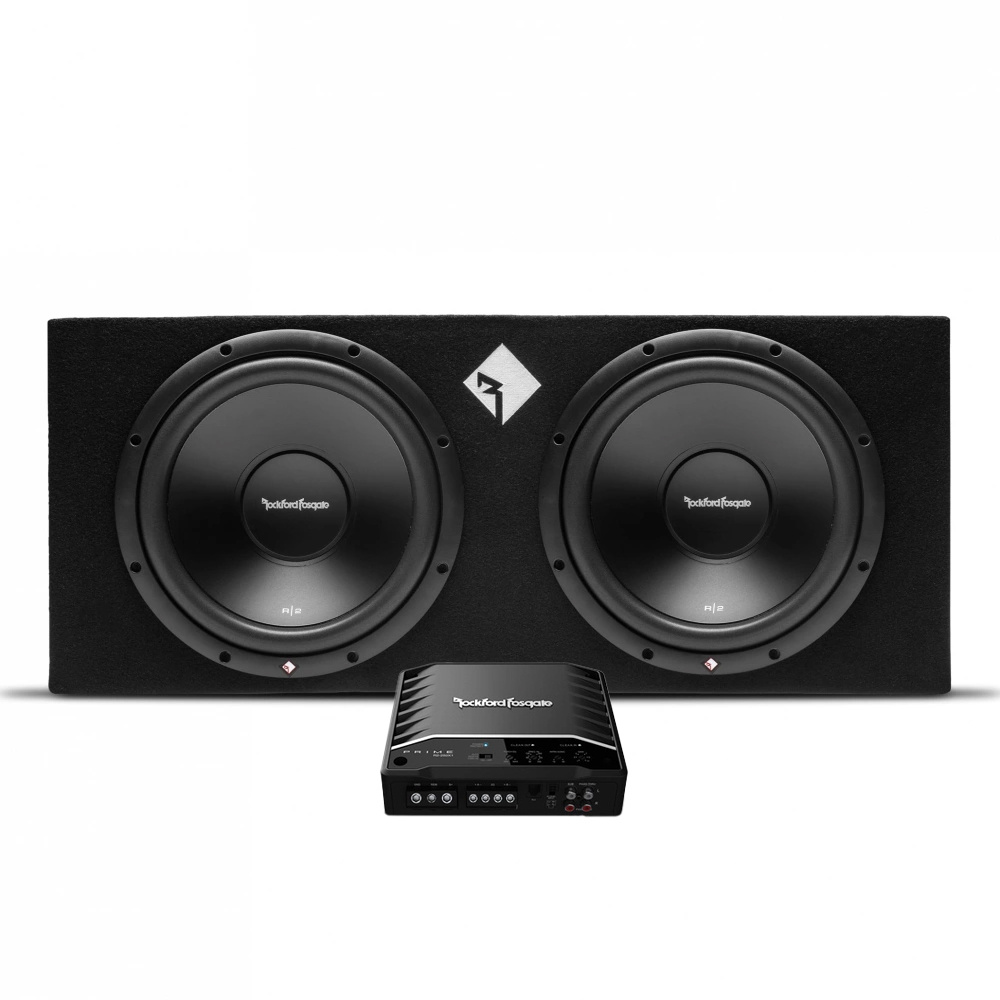 Rockford Fosgate R2-2X12 i R2-250X1, pakiet basowy