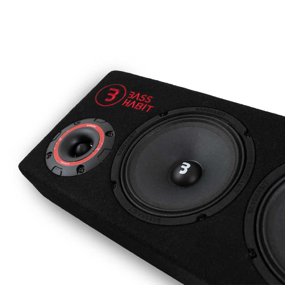 Rockford Fosgate R2-2X12 z SPL64, zestaw 