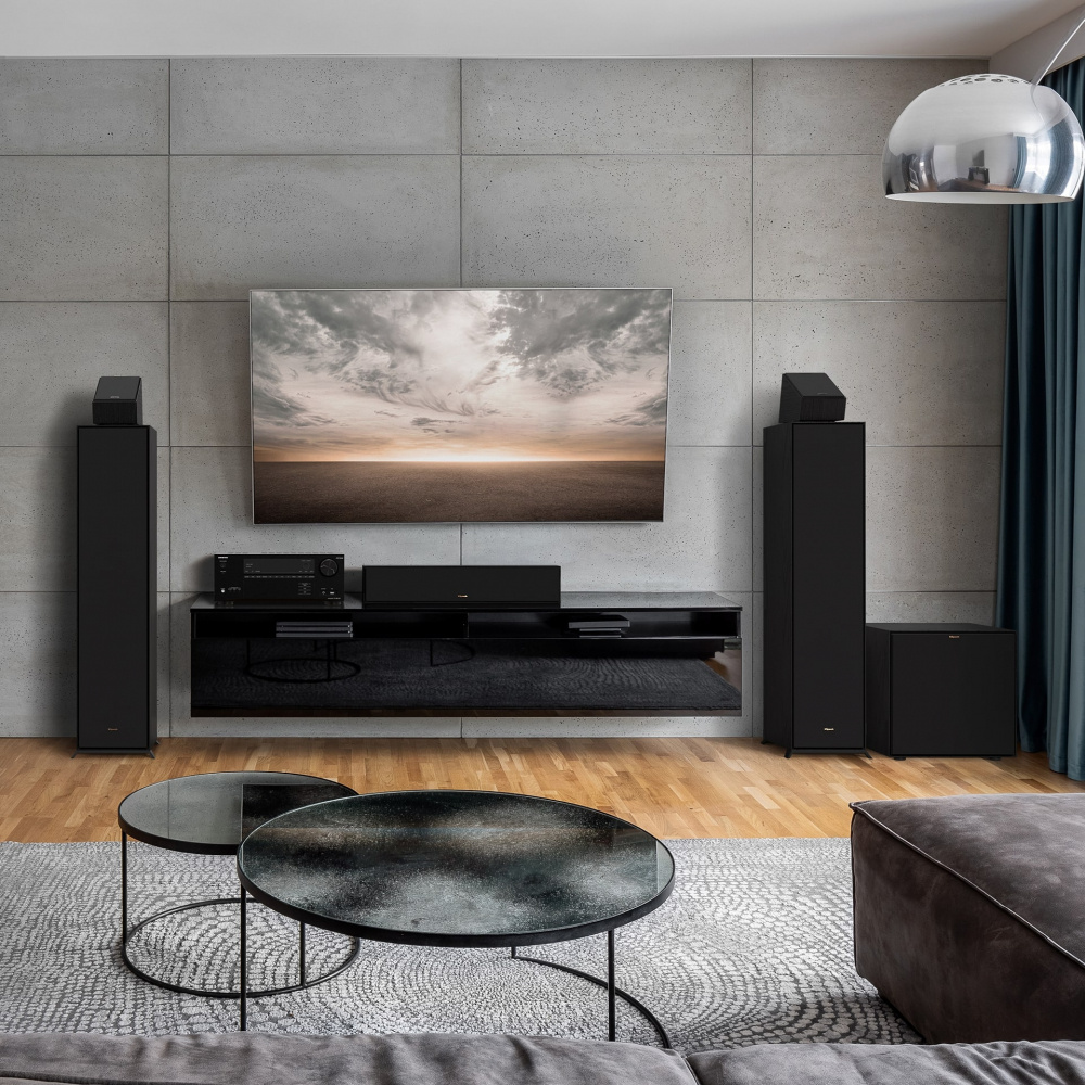 Klipsch R-800F i Dynavoice Challenger CSB-V12, zestaw głośników 2.1