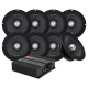 8-pack B2 RAGE8PV3 z MAX PA1-1500.2DZ1, zestaw SPL 8-pack B2 RAGE8PV3 z MAX PA1-1500.2DZ1, zestaw SPL