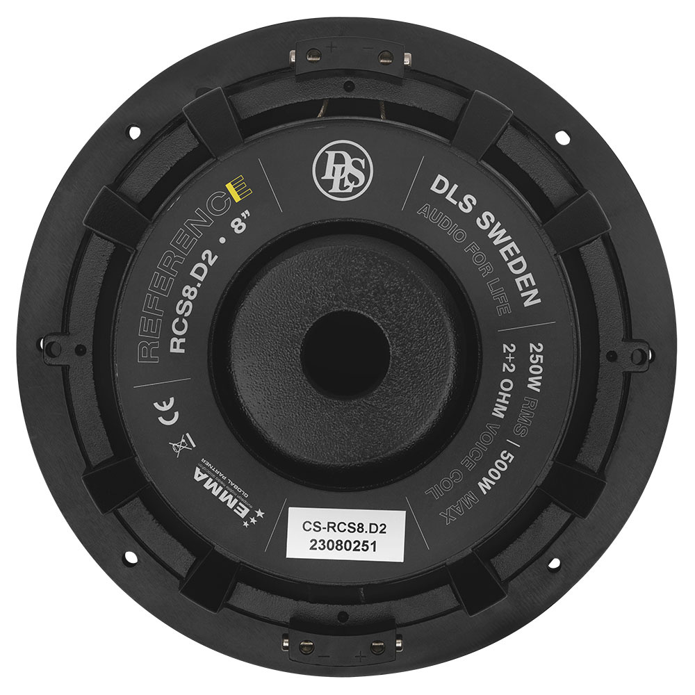 2-pack DLS Reference RCS8.D2, smukły bas 8 cali