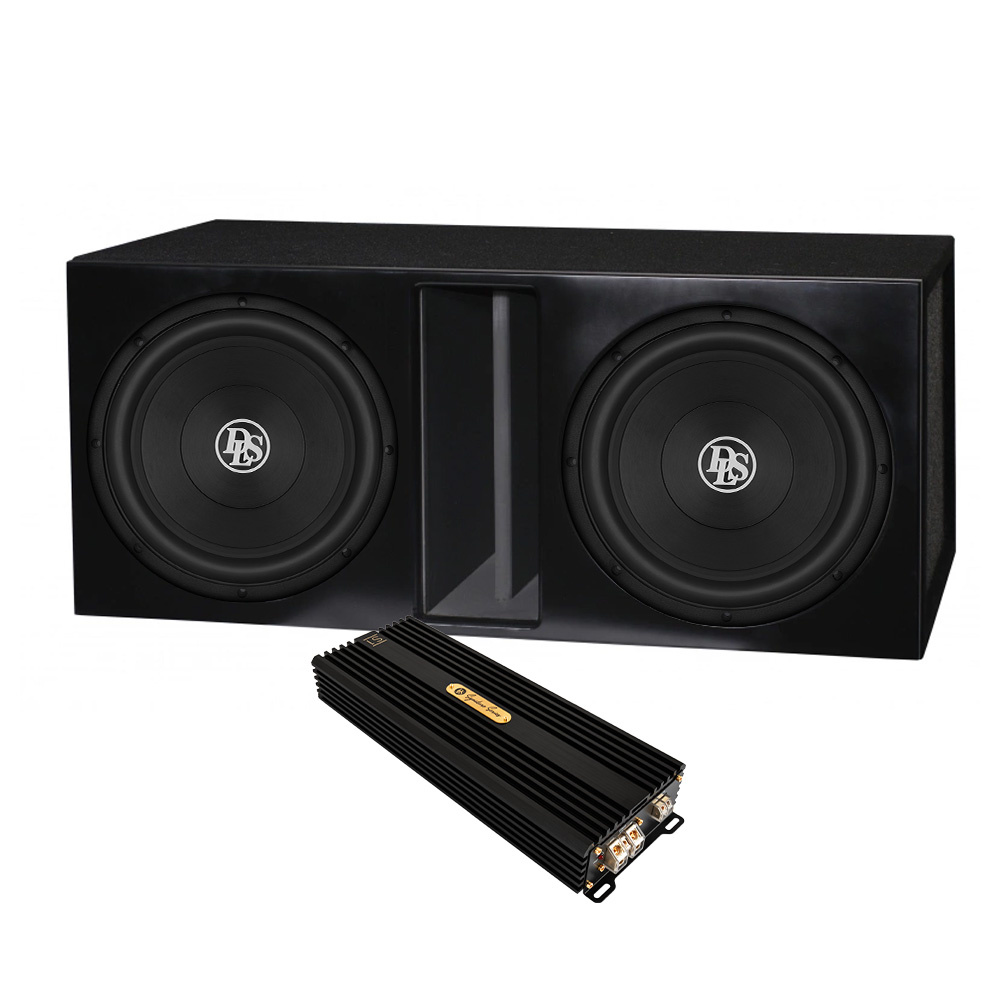 2-pack DLS RCW12.D2 w obudowie z Signature S1, zestaw basowy