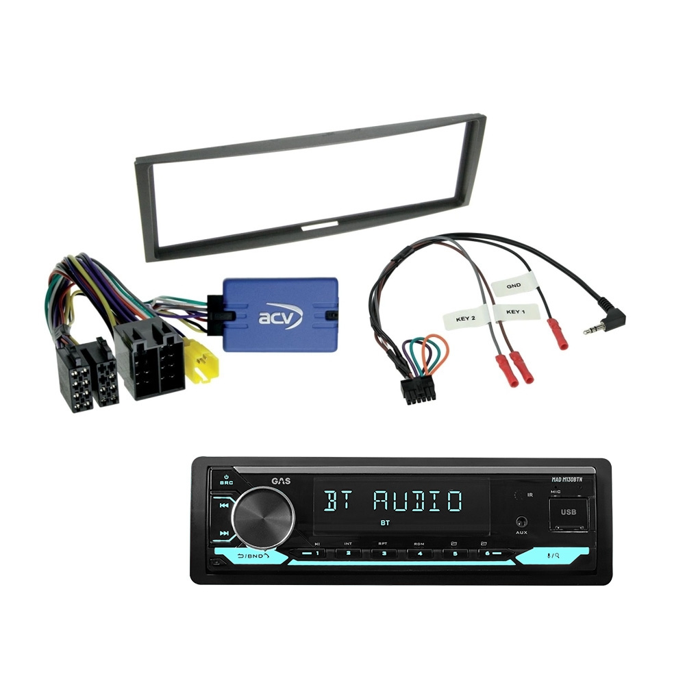 Paket car audio GAS MAD M130-BTN do Renault Clio/Megane/Modus