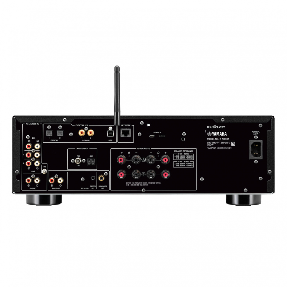 Yamaha R-N800A i Dynavoice Challenger M-105, zestaw stereo