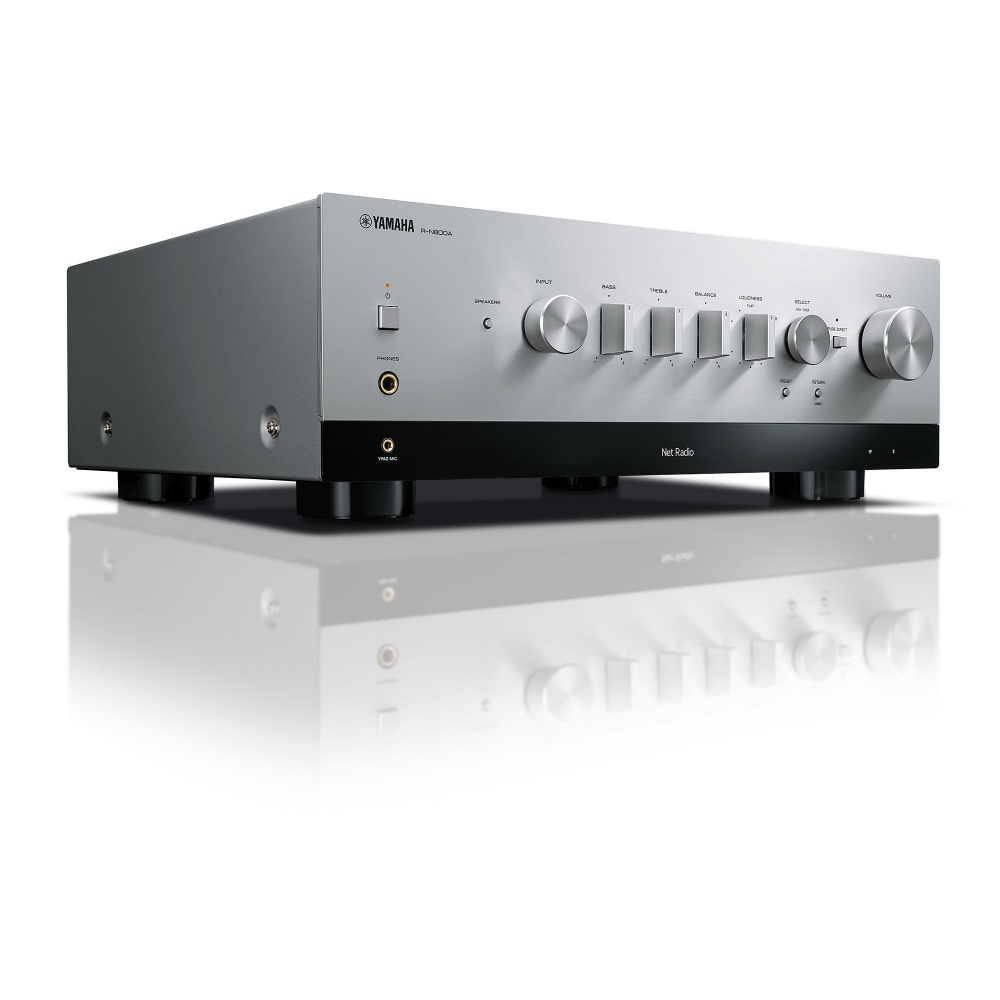 Yamaha R-N800A z Dynavoice Definition DF-8II w dębie, zestaw stereo