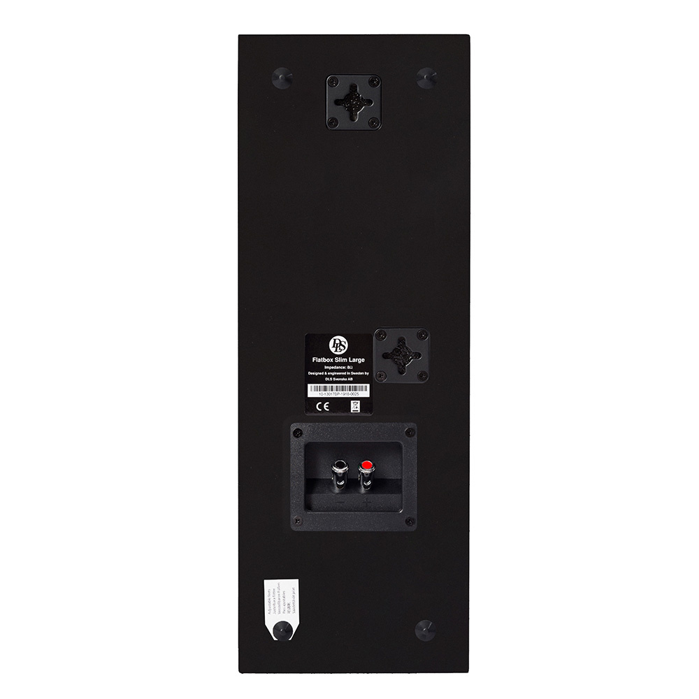 Yamaha RX-V4A i DLS Flatbox Slim Large On-Wall, zestaw kina domowego 5.0, matowa czerń
