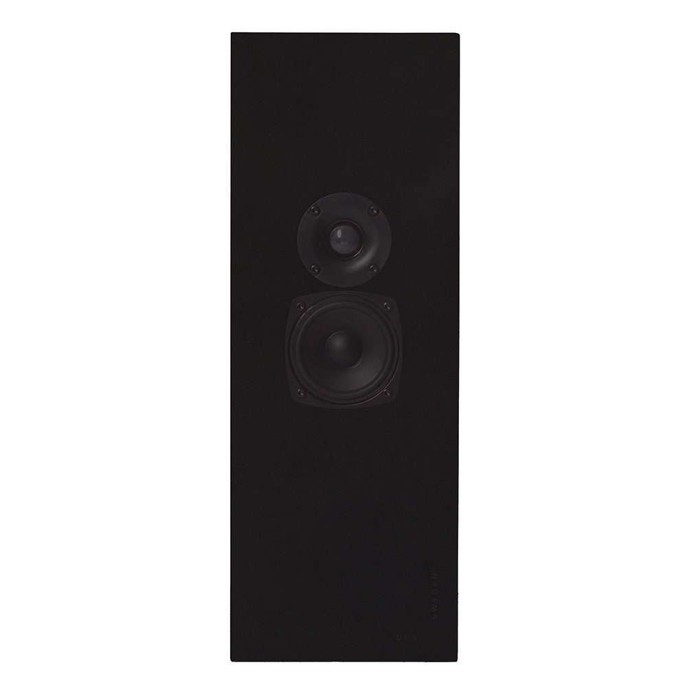 Yamaha RX-V4A i DLS Flatbox Slim Large On-Wall, zestaw kina domowego 5.0, matowa czerń