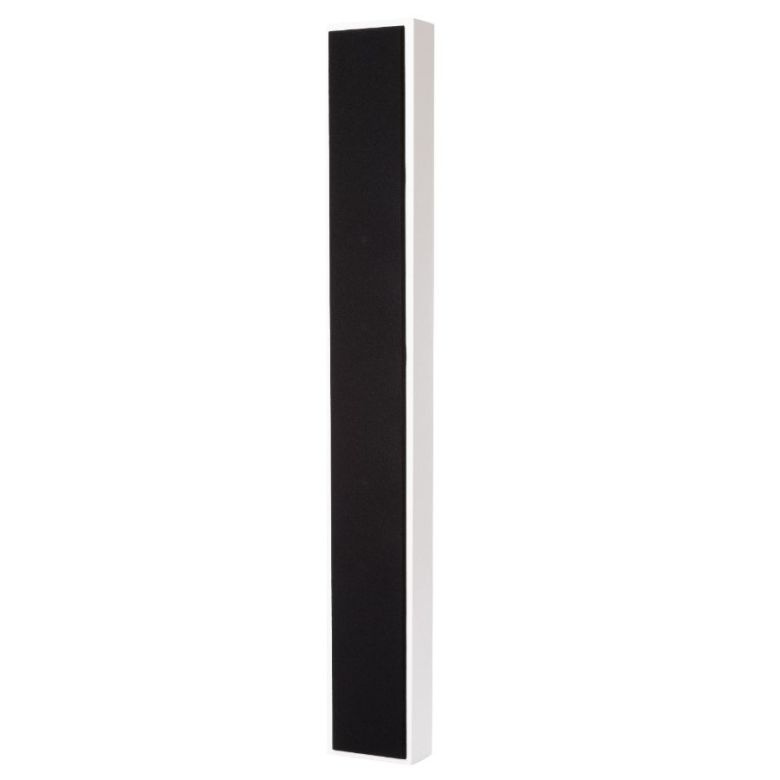 Yamaha RX-V4A i DLS Flatbox Slim XL, zestaw kina domowego 5.0, biały