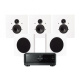 Yamaha RX-V6A i DLS Flatbox D-One On-Wall, zestaw kina domowego 5.0, biały Yamaha RX-V6A i DLS Flatbox D-One On-Wall, zestaw kina domowego 5.0, biały