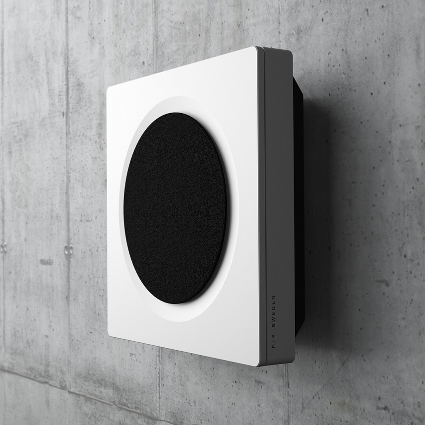 Yamaha RX-V6A i DLS Flatbox D-One On-Wall, zestaw kina domowego 5.0, biały