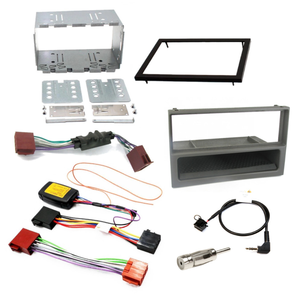 Zestaw instalacyjny 1/2-DIN do Saab 9-5 1997-2005 (ze sterowaniem z kierownicy)