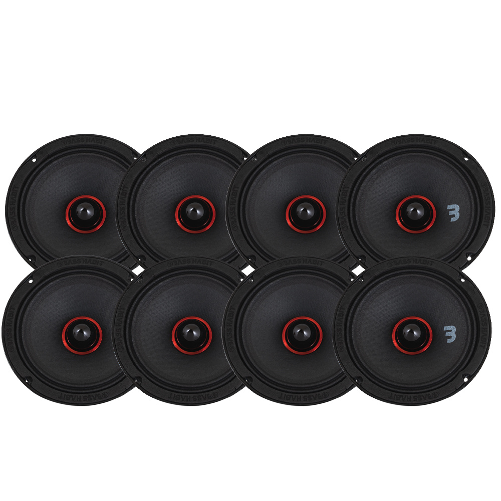 8-pak Bass Habit SPL Elite SE165M 6,5