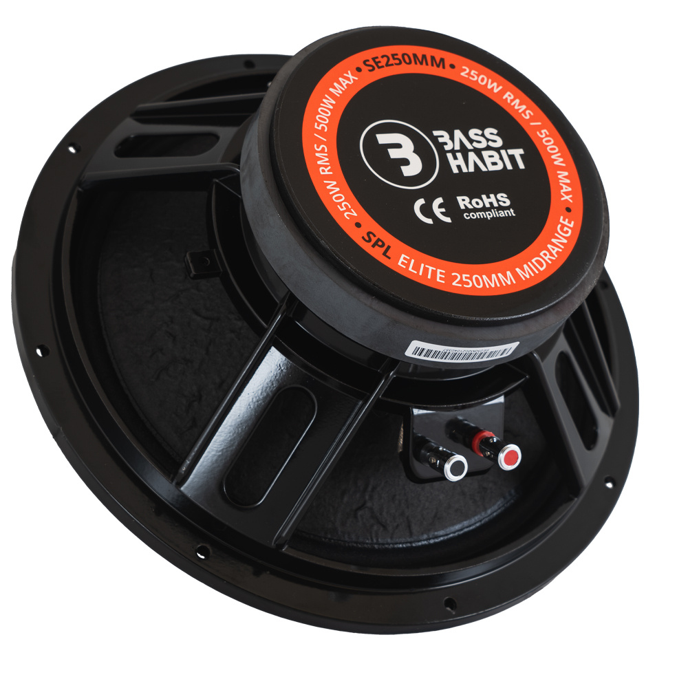 8-pak Bass Habit SE250M z GAS MAX PA1-1500.2DZ1, pakiet SPL