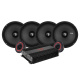 4-pak Bass Habit SP165M, SP25A & RA800W pakiet SPL, średni 4-pak Bass Habit SP165M, SP25A & RA800W pakiet SPL, średni