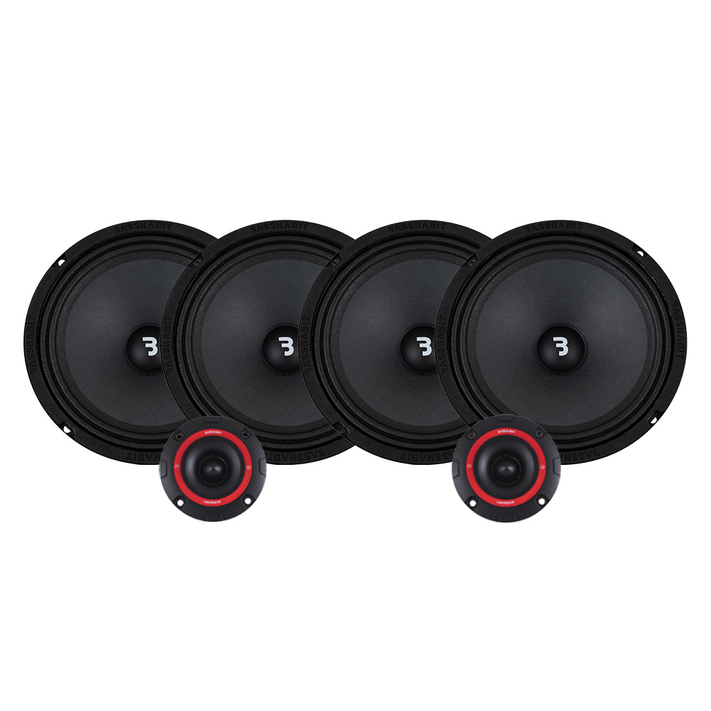 4-pak Bass Habit Play SP200M z SP25A pakiet SPL, średni