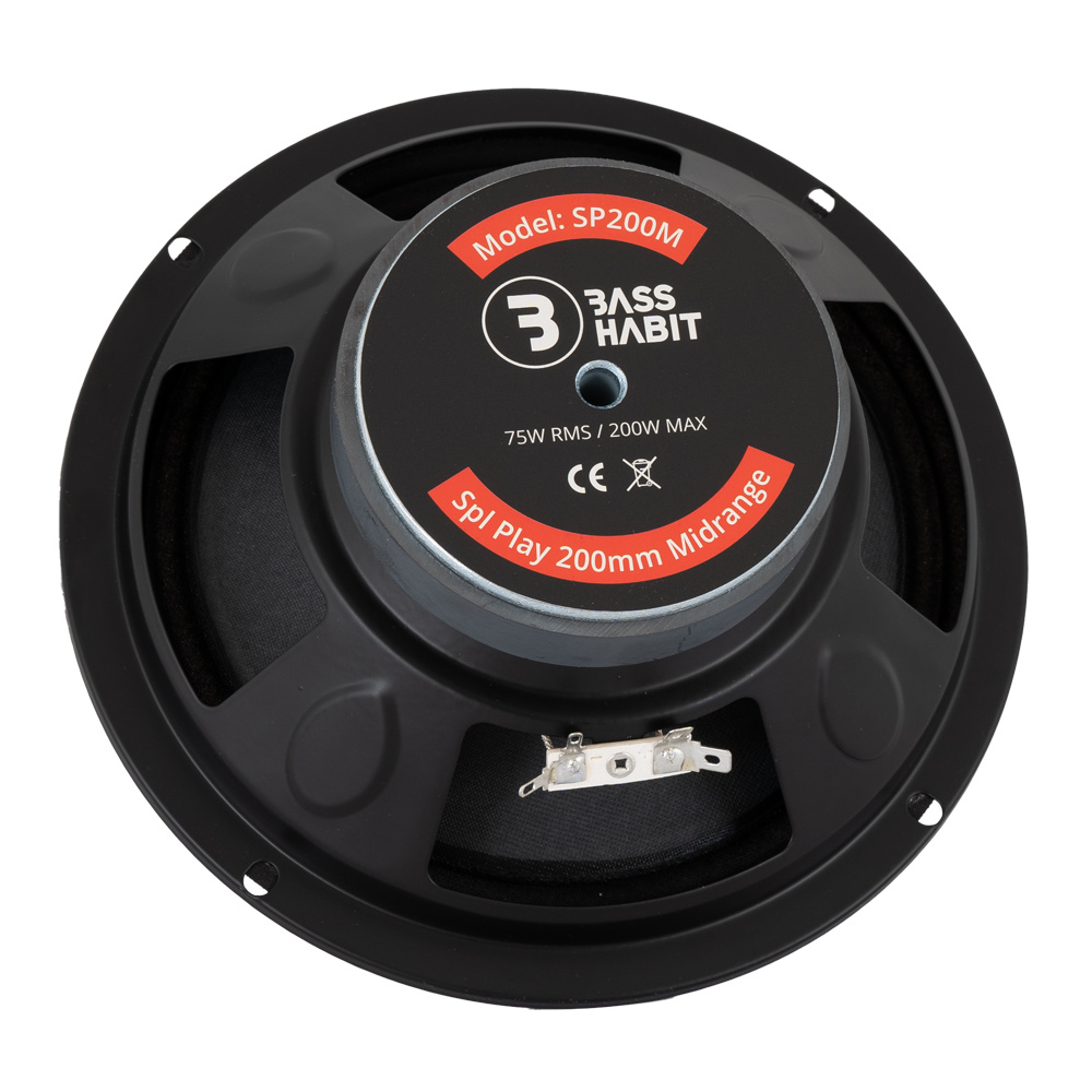 4-pak Bass Habit Play SP200M z SP25A pakiet SPL, średni