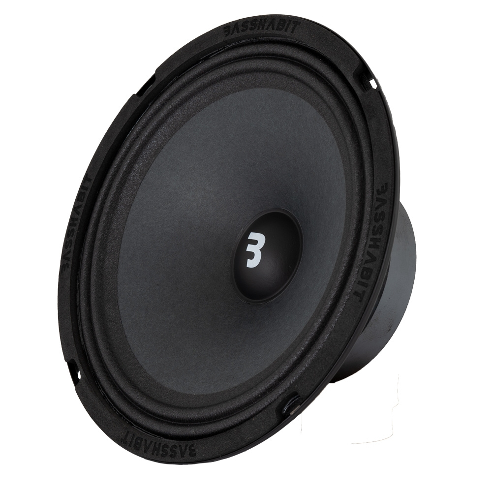 4-pak Bass Habit SP200M z SP25A w półce typu raggarplanka