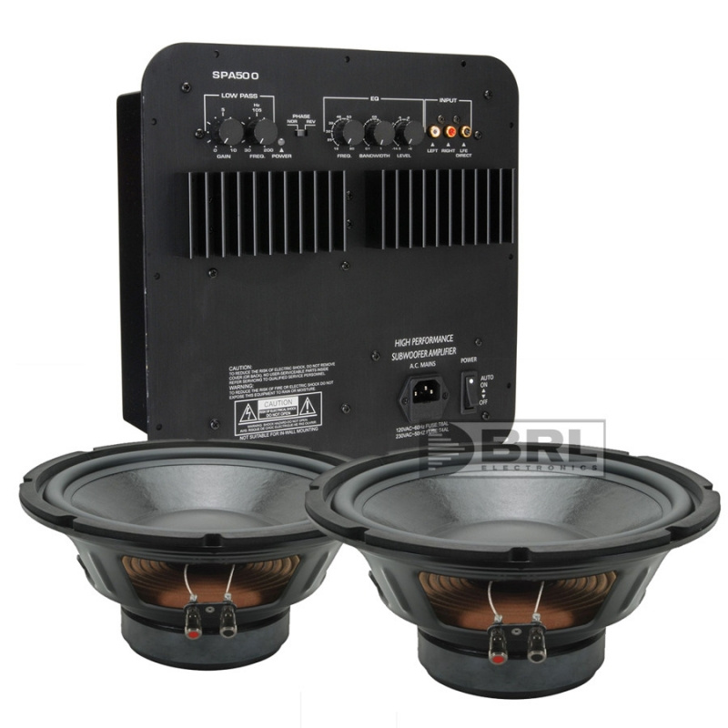 2 szt. Dayton Audio DCS305-4 & Dayton Audio SPA500