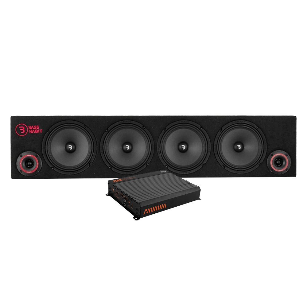 Bass Habit Play SPL84 i GAS MAD A2-85.2, raggarpaket