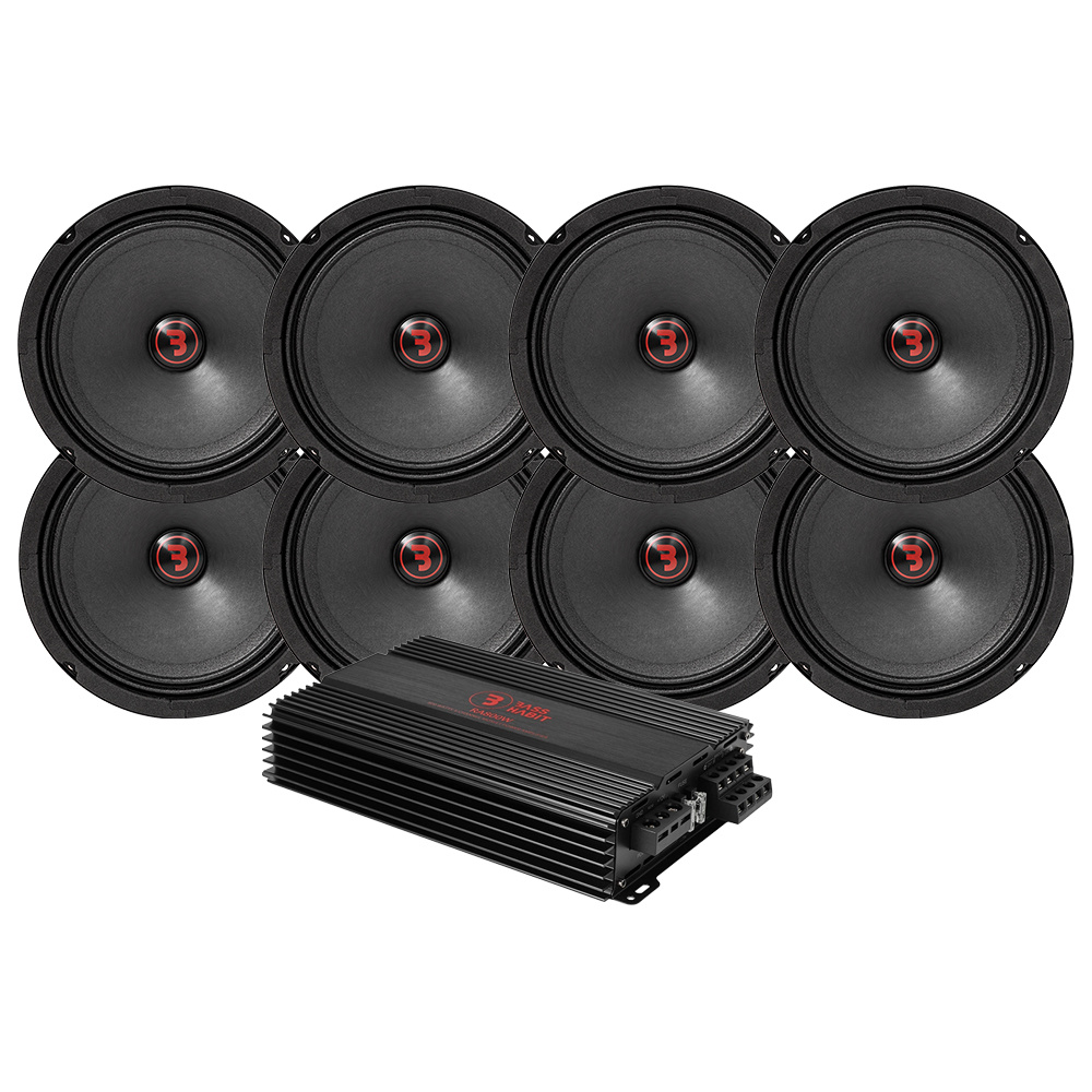 8-pak Bass Habit Rebel SR165M z RA800W, duży